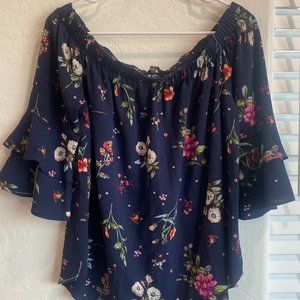 Off the Shoulder Top with ruffle sleeve